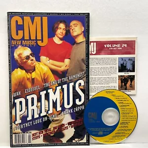 CMJ Magazine August 1995 Promo CD PRIMUS/Ramones/Frank Zappa/Courtney Love - Picture 1 of 8