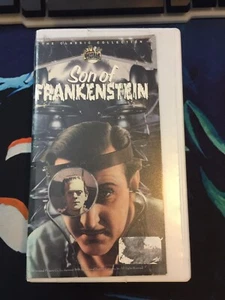 Vintage VHS Son of Frankenstein Boris Karloff Bela Lugosi Basil Rathbone - Picture 1 of 3