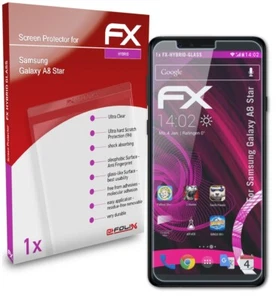 atFoliX Película Vidrio para Samsung Galaxy A8 Star 9H Armadura protectora - Imagen 1 de 5