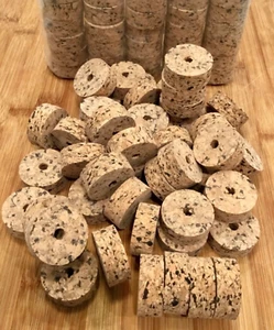 Korkringe 100 Chita Maser, 1 1/4" x 1/2" x 1/4" Loch, sparen! - Bild 1 von 2