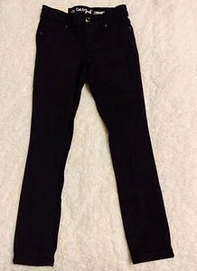 Cat & Jack Girls Skinny Jeans Stretch Adjustable Waist Black Size 8 - Picture 1 of 7