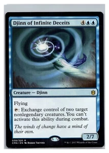 Djinn of Infinite Deceits c Commander Anthology – MTG Magic the Gathering Card - Picture 1 of 2