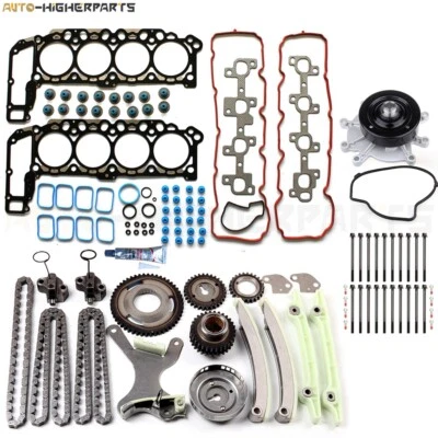 Juego de pernos de junta de culata de 4,7 L para Jeep Grand Cherokee 2005-2006 kit de cadena de distribución Foto 1 de 4