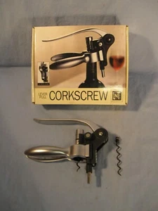 Lever Pull CORKSCREW Wine Bottle Opener Linens 'N Things LNT Home - Picture 1 of 16