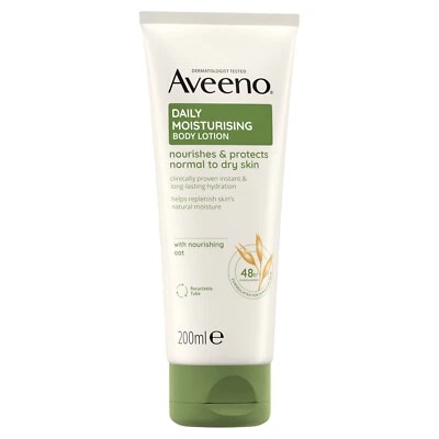 Aveeno Daily Moisturizing Lotion Dry Skin with Active Colloidal Oatmeal 200ml - Image 1 of 3