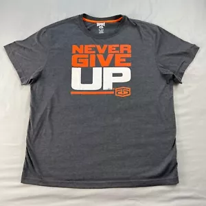 Camisa Tapout Para Hombres XL Gris Nunca Te Renuncias Manga Corta MMA Entrenamiento Logo Lucha - Imagen 1 de 11