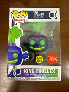 Funko Pop! Vinilo: Trolls - King Trollex (brilla en la oscuridad) - Michaels Stores - Imagen 1 de 1
