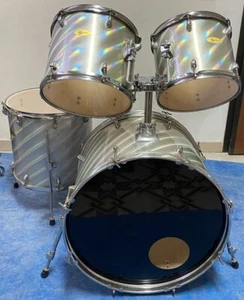 BATTERIA ACUSTICA SoundSation BU522 ARS AURORAL SILVER USATA - Foto 1 di 18
