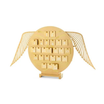 Harry Potter 24-Drawer Wooden Christmas Advent Calendar Light-Up Holiday Decor - Image 1 of 4