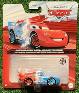 NeW DISNEY PIXAR CARS TRANSFORMING LIGHTNING MCQUEEN METAL 2022 SupeR RarE HTF - Picture 1 of 2