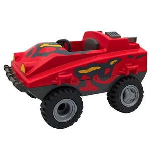 Playmobil todoterreno rojo dinosaurios vehículo - Imagen 1 de 1