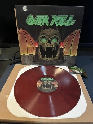 Overkill The Years Of Decay Red Marble LP Vinyl Record *Opened Never Played* - Image 1 of 3
