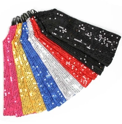 Paillettenhandschuhe Handschuhe Armstulpen Silvester Showtanz Glitzer 125654913F - Bild 1 von 2