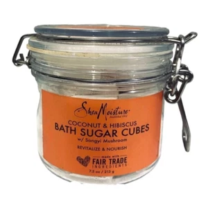 Shea Moisture Coconut &Hibiscus Bath Nourishing Moisturizing Fragrant SugarCubes - Picture 1 of 4
