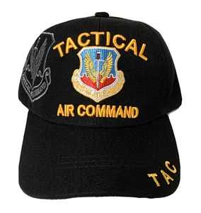 SOMBRERO GORRA DE AVIÓN SAC COMANDO AÉREO TÁCTICO DE LA FUERZA AÉREA DE LOS ESTADOS UNIDOS CON LICENCIA DEL LUJO - Imagen 1 de 4