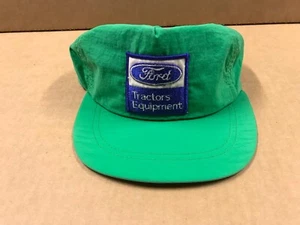 Vintage Ford Tractors Equipment Snapback Cap - Green - One Size - Picture 1 of 6