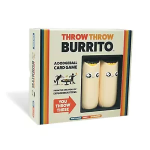 Throw Throw Burrito Board Game A Dodgeball Card Game Original Edition Party Game - Picture 1 of 2