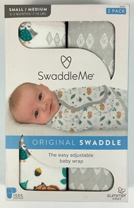 SwaddleMe Original Swaddle Size Small/Medium 0-3 Months 2-Pack - Picture 1 of 6