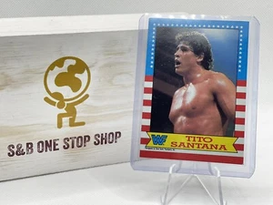 1987 Topps WWF Wrestling (WWE) - Tito Santana #6 - Wrestling Stars  - Imagen 1 de 7
