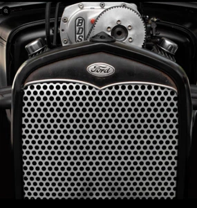1930-1931 Ford Model A Grille Shell Insert (Aluminum Circle Mesh) - Picture 1 of 2