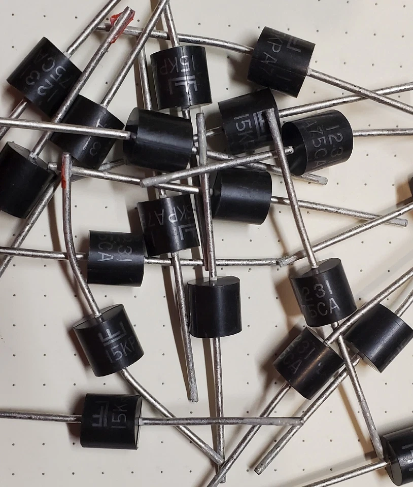 (4 Pcs) 15KPA75CA Little Fuse Diode TVS Bidirectional 75V 15KW 400A 15kpa75 - Image 1 of 2