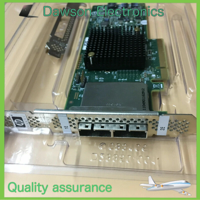 HP 638836-001 H221 PCIe 6GB 2.0  SAS/SATA 8 Port HBA 660087-001 SAS 9207-8e - Image 1 of 3