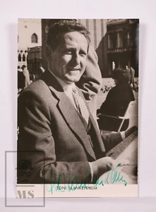 Original Signed Photograph by the German Baritone /Opera Singer Toni Blankenheim - Foto 1 di 3