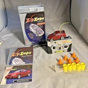 Radio Shack Zip Zaps 1:64 Scale Micro RC Car Red 1999 Ford Mustang Cobra - Picture 1 of 10