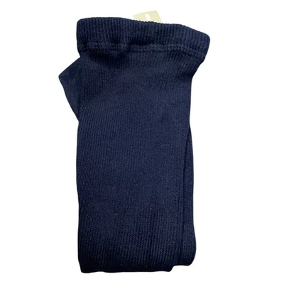 NUEVO J.Crew Crewcuts Niñas Talla S (6-7) Azul Marino Acanalado Medias #52125 Foto 1 de 4