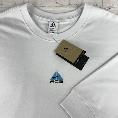 Camisa Nike ACG "Pulmones" Manga Larga Blanca DR7753-122 Talla Para Hombre 4XL - Calce Suelto Foto 1 de 4