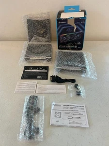 3 Lian Li UNI Fan SL Wireless LCD 120 Triple Pack Standard Blade ARGB Fan Black - Picture 1 of 12