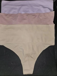 Perizoma a vita alta XXL ROSA set di 3 paia nuovo - Foto 1 di 4