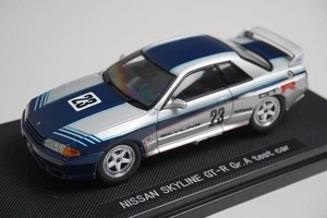 1:43 EBBRO 44210 Nissan Skyline GT-R Gr.A Test Car #23 Silver model car - Picture 1 of 11