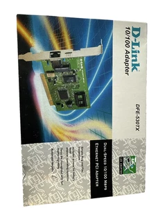 D Link Fast Ethernet PCI Adapter DFE-530TX+ 10/100Mbps Windows XP & Mac OS X - Picture 1 of 2