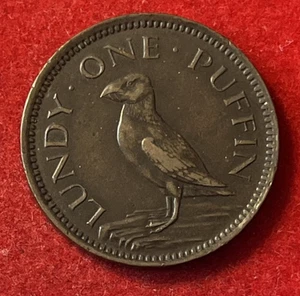 Lundy Puffin 1929 Bronze Coin KM#Tn2 T7177 - Picture 1 of 2