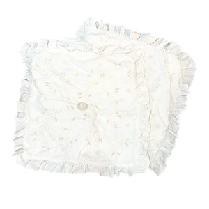 Ceramica Fienile Crema Set 2 Pezzi Coppia Euro Shams Cottagecore Casale Ruffle Boho - Foto 1 di 10