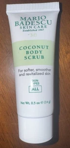NEU MARIO BADESCU KOKOSNUSS KÖRPERPEELING 0,5 OZ REISEGRÖSSE ALLE HAUTTYPEN - Bild 1 von 1