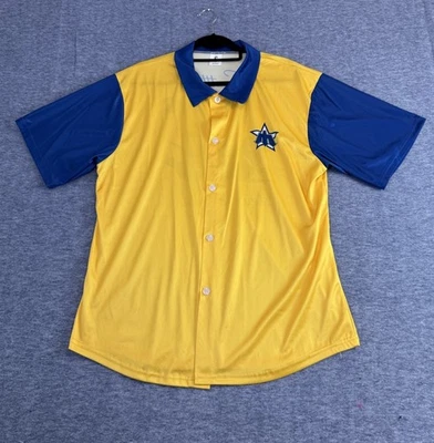 Seattle Mariner's Bowling Shirt/Jersey "Strike em Out" Sz Large - Image 1 of 4