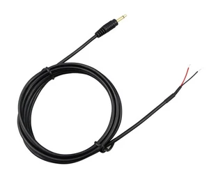Paquete de 2 enchufes mono AMZ de 3,5 mm con otro extremo pelado y estañado de 6 pies/180 cm de largo - Imagen 1 de 4