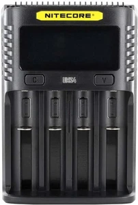 Nitecore Intelligent USB Superb Battery Charger, Four Slot, Black: CHG-NITE-UMS4 - Picture 1 of 6
