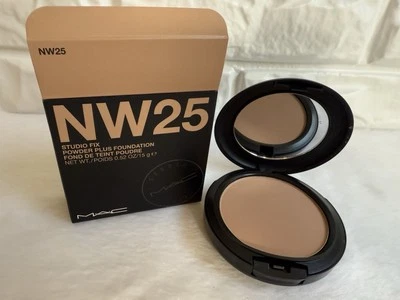 MAC Studio Fix Powder Plus Foundation Shade NW25 MAKEUP 0.52oz ORIGINAL FORMULA - Image 1 of 4