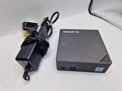 GIGABYTE BRIX Mini PC GB-BRi7-8550 8/16GB RAM 120/240GB SSD WiFi/BT Win 10 w/PSU - Image 1 of 4