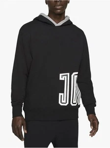 NWT $80 Nike Jordan Sport DNA Fleece Men Pullover Hoodie Black Large DV7724-010 - Picture 1 of 8