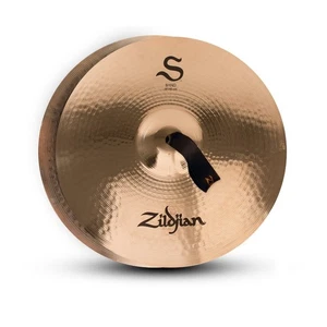 ZILDJIAN S18BP 18" S FAMILY BAND ONE HAND CYMBAL PAIR W/ BRIGHT SOUND -BRILLIANT - Picture 1 of 1