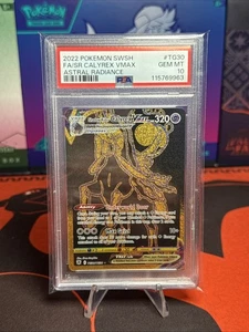Shadow Rider Calyrex VMAX (Secret) TG30/TG30 PSA 10 - Picture 1 of 2
