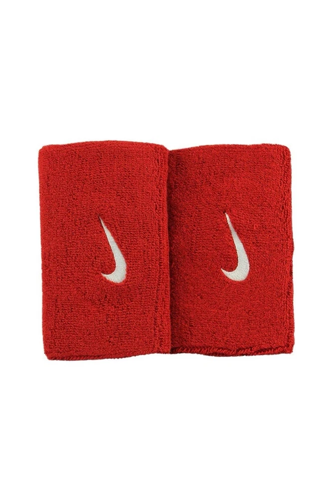 Nike Swoosh Doublewide Wristbands Red NWT - Image 1 of 4