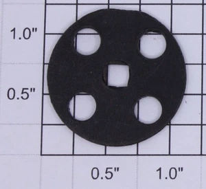 Lionel CON-4 Black Contact Fiber Plate Only (50) - Picture 1 of 1