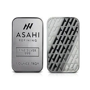  Lingotto argento Asahi 1 oz .999 fine - Foto 1 di 8