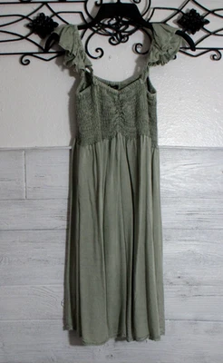 Платье Raviya размер M зеленое без рукавов квадратный вырез - Изображение 1 из 4