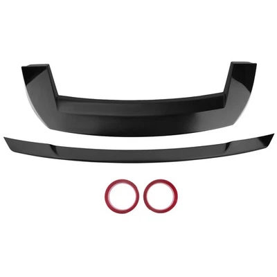 2pcs Rear Mid & Roof Spoiler Set for Jeep Grand Cherokee 2013-2021 Black Foto 1 de 4